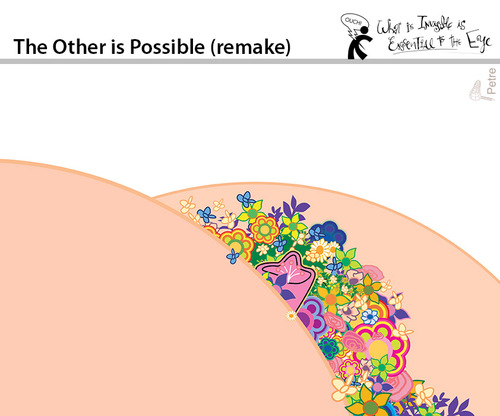 Cartoon: The Other is Possible - remake (medium) by PETRE tagged happiness