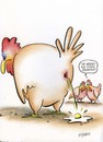 Cartoon: legetechnik (small) by Petra Kaster tagged tiere,hühner,discounter,verpackungen,natur,ökologie,tierschutz,umweltbewustsein