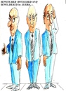 Cartoon: Bewitched bothered  bewildered (small) by jjjerk tagged bewitched,bothered,and,bewioldered,blue,three,men,tie,glasses,cartoon,caricature