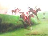 Cartoon: Horses (small) by jjjerk tagged moyglare,stud,stakes,cartoon,caricature,horses,ireland,irish,red,green,kildare,county