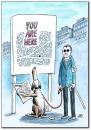 Cartoon: guide (small) by penapai tagged blind dog