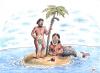 Cartoon: shipwreck (small) by penapai tagged island