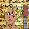 Cartoon: Faces of a musician (small) by tonyp tagged arp,arptoons,faces,music