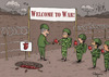 Cartoon: War (small) by Marcelo Rampazzo tagged war,soul,human,bean,heart,death