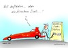 Cartoon: ferrari elektro antrieb formel 1 (small) by martin guhl tagged ferrari elektro antrieb formel energie motor auto