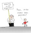 Cartoon: vatertag papa werden vater sein (small) by martin guhl tagged vatertag,papa,werden,vater,sein,kind