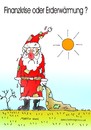 Cartoon: weihnacht mann krise finanzen er (small) by martin guhl tagged weihnacht,mann,krise,finanzen,erd,erwärmung,klima,geld