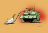 Cartoon: Dove of peace (small) by Dubovsky Alexander tagged dove,peace,war