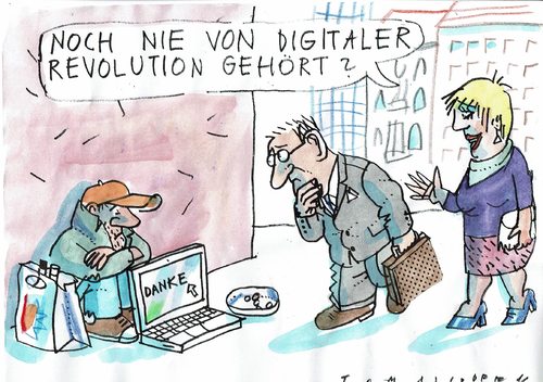 Cartoon: digitale Revolution (medium) by Jan Tomaschoff tagged big,data,pc,internet,big,data,pc,internet