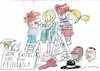 Cartoon: Feind (small) by Jan Tomaschoff tagged toleranz,spaltung,feindschaft,diskurs