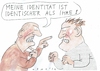 Cartoon: Identität (small) by Jan Tomaschoff tagged identität,intoleranz