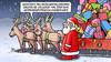 Cartoon: Einzelhandelsrekord (small) by Harm Bengen tagged einzelhandelsrekord,weihnachten,geschenke,rentiere,weihnachtsmann,schlitten,gespann,aufstockung,arbeitsbedingungen,harm,bengen,cartoon,karikatur