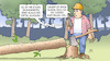 Cartoon: Entwaldung stoppen (small) by Harm Bengen tagged entwaldung,stoppen,cop26,glasgow,wald,baum,holzfäller,klimawandel,handy,harm,bengen,cartoon,karikatur