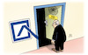 Cartoon: Fed-Stresstest (small) by Harm Bengen tagged fed,stresstest,usa,deutsche,bank,harm,bengen,cartoon,karikatur