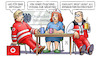 Cartoon: Fraktionskrisen (small) by Harm Bengen tagged fraktionskrisen,hetzjagd,fraktionssitzung,kriseninterventionsteam,arzt,sanitäter,krankenschwester,bundestagswahl,ergebnis,wahlergebnis,harm,bengen,cartoon,karikatur