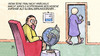 Cartoon: Globalisierungsgegner (small) by Harm Bengen tagged globalisierungsgegner,globus,bertelsmann,studie,radikale,parteien,harm,bengen,cartoon,karikatur