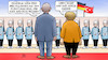 Cartoon: Merkel in Ankara (small) by Harm Bengen tagged merkel,erdogan,ankara,staatsbesuch,soldaten,milliarden,flüchtlingsdeal,geld,scheine,recep,türkei,harm,bengen,cartoon,karikatur
