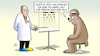 Cartoon: Russischer Sehtest (small) by Harm Bengen tagged russischer,sehtest,augenarzt,optiker,blau,gelb,bär,russland,ukraine,krieg,einmarsch,angriff,harm,bengen,cartoon,karikatur
