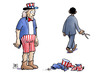 Cartoon: US-Etatkürzungen (small) by Harm Bengen tagged usa,etat,etatkürzungen,haushalt,haushaltkürzungen,fiskalklippe,fiscalcliff,obama,demokraten,republikaner,streit,geld,uncle,sam,harm,bengen,cartoon,karikatur