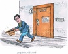 Cartoon: Erbarmungslos (small) by mandzel tagged rösler,betteltour,leihstimmen,fdp,merkel