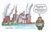 Cartoon: Jodtabletten gegen marode Meiler (small) by mandzel tagged atomkraft,belgien,meiler,gefahr,strahlung,jodtabletten