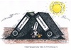 Cartoon: Klimaberichte (small) by mandzel tagged klimawandel,hungersnöte,überflutungen,meeresanstieg