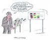 Cartoon: Lassen wir uns mal überraschen.. (small) by mandzel tagged farbkombinationen,wahlen,deutschland,bundestag,regierungsbildung