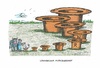 Cartoon: Zyperns wachsender Finanzbedarf (small) by mandzel tagged zypern,euros,riesenhüte,finanzbedarf