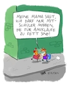 Cartoon: Schülermobbing (small) by Holga Rosen tagged mobbing,amok