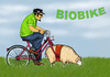 Cartoon: BIOBIKE (small) by T-BOY tagged biobike