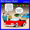 Cartoon: Baby Boomers (small) by toons tagged baby,boomer,pensioners,old,age,car,sales