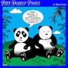 Cartoon: Pandas (small) by toons tagged pandas,makeup,mascara,bears