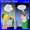 Cartoon: Voyeur (small) by toons tagged good,looking,computer,dating