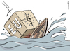 Cartoon: EU-Migrationspaket (small) by Pfohlmann tagged eu,europa,migration,asyl,boot,flucht,flüchtlinge,geflüchtete,ertrinken,meer,mittelmeer,sterben,tod,abschottung,asylrecht,paket