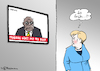 Cartoon: Mugabe hört auf (small) by Pfohlmann tagged karikatur,cartoon,color,farbe,2017,deutschland,mugabe,simbabwe,merkel,bundeskanzlerin,rücktritt,aufhören,alter,93,amtszeit,diktator,bundestagswahl,amtsperiode,legislaturperiode,rekord,tv,news,nachrichten,fernsehen