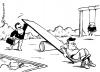 Cartoon: Wippe (small) by Pfohlmann tagged kinder spielplatz zu guttenberg steinbrück wirtschaftsminister wirtschaftsministerium gleichgewicht wippe