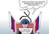 Cartoon: Sanktionen Ukraine (small) by Erl tagged ukraine,bürgerkrieg,kurs,eu,russland,sanktionen,putin,hilfe