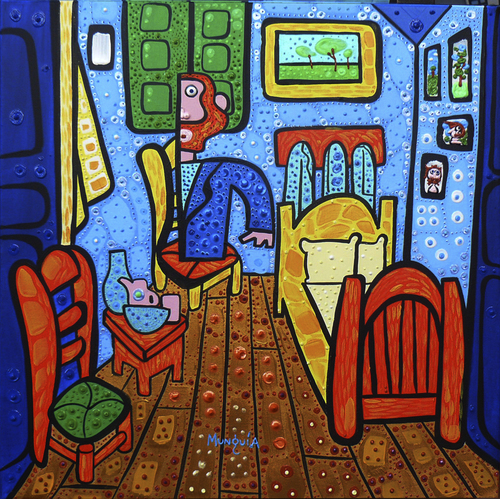 Cartoon: el cuarto de Van Gogh (medium) by Munguia tagged van,gogh,room,arles