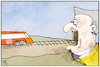 Cartoon: Bahnstreik (small) by Kostas Koufogiorgos tagged karikatur,koufogiorgos,illustration,cartoon,bahnstreik,weselsky,gdl,tunnel