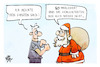 Cartoon: Booster-Anreiz (small) by Kostas Koufogiorgos tagged karikatur,koufogiorgos,illustration,cartoon,booster,weihnachtsmann,anreiz,privileg