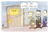 Cartoon: Dreikönigstreffen (small) by Kostas Koufogiorgos tagged karikatur,koufogiorgos,fdp,wissing,buschmann,lindner,dreikönigstreffen,könig,partei