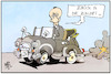 Cartoon: Erneuerung der CDU (small) by Kostas Koufogiorgos tagged karikatur,koufogiorgos,illustration,cartoon,merz,sieg,cdu,vorsitz,erneuerung,zukunft,altmodisch