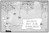Cartoon: Kriminelle Netzwerke (small) by Kostas Koufogiorgos tagged karikatur,koufogiorgos,illustration,cartoon,netzwerk,michel,deutschland,aufräumen,kriminalität,pädophilie,extremisten