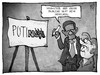 Cartoon: Nebensache NSA (small) by Kostas Koufogiorgos tagged karikatur,koufogiorgos,cartoon,illustration,nsa,merkel,obama,usa,deutschland,putin,russland,geheimdienst,affäre,spionage