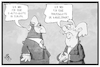 Cartoon: Quotenregelungen (small) by Kostas Koufogiorgos tagged karikatur,koufogiorgos,illustration,cartoon,schulz,merkel,wahl,bundestagswahl,kanzleramt,quote,eauto,mobilität,politik,demokratie
