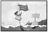 Cartoon: Schulz-Effekt (small) by Kostas Koufogiorgos tagged karikatur,koufogiorgos,illustration,cartoon,spd,schulz,effekt,schleswig,holstein,schiff,untergang,meer,see,ostsee,nordsee,boje,wahl,landtagswahl