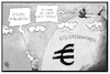 Cartoon: Steuersenkungen (small) by Kostas Koufogiorgos tagged karikatur,koufogiorgos,illustration,cartoon,steuern,steuersenkung,schaeuble,geldsack,berg,michel,steuereinnahmen,steuerzahler,wirtschaft