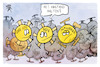 Cartoon: Virenzirkulation (small) by Kostas Koufogiorgos tagged karikatur,koufogiorgos,virus,covid,sarscov2,rhino,influenza,abstand,rsv