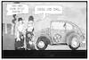 Cartoon: VW-Chef Diess (small) by Kostas Koufogiorgos tagged karikatur,koufogiorgos,illustration,cartoon,herbert,diess,vw,volkswagen,auto,chef,mechaniker,autobauer,vorstand