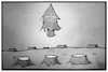 Cartoon: Waldgipfel (small) by Kostas Koufogiorgos tagged karikatur,koufogiorgos,illustration,cartoon,waldgipfel,baum,abholzung,forst,umwelt,holz